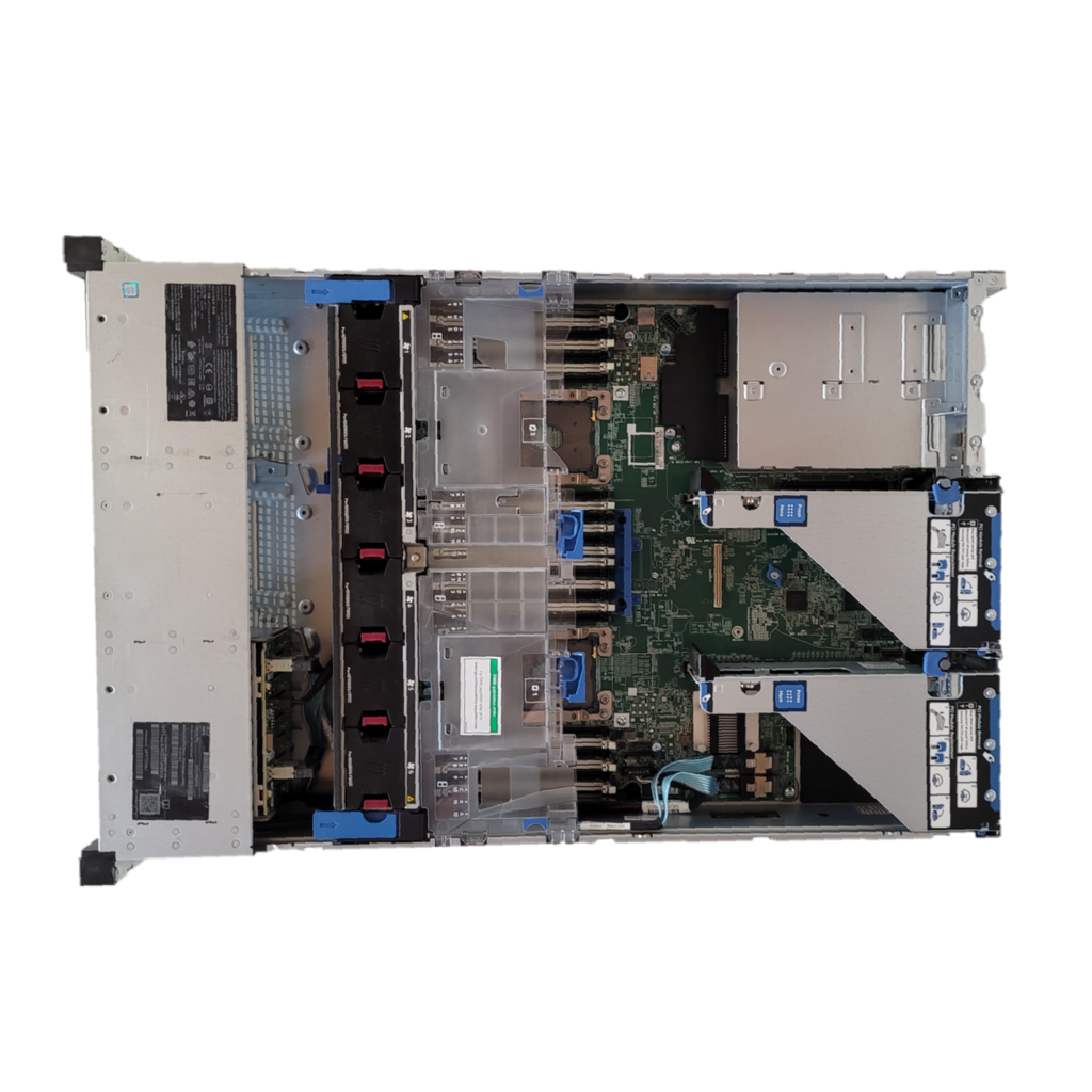 HPE ProLiant DL380 G10 8SFF CTO 2U; Embedded SW RAID S100i; HPE Embedded 1Gb Ethernet 4-port 331i Adapter - 2nd Gen Processors