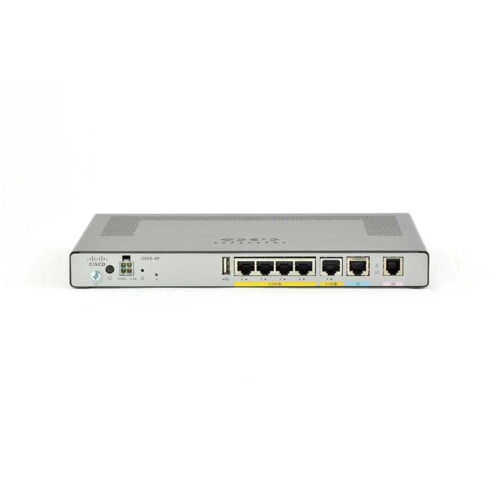 Cisco 926 ISR Gigabit Ethernet security router with VDSL/ADSL2+ Annex B/J