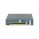 Cisco ASA 5505 10-User Bundle; includes 8-port Fast Ethernet switch, 10 IPsec VPN peers, 2 Premium VPN peers, Data Encryption Standard (DES) license