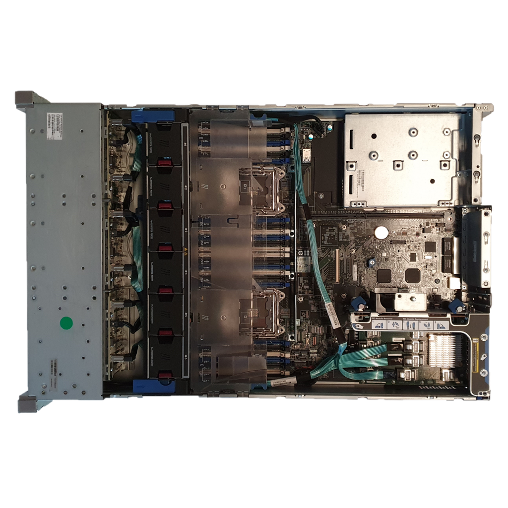 HPE ProLiant DL380 G9 24SFF CTO 2U; HPE Dynamic Smart Array B140i; Embedded 1Gb Ethernet 4-port 331i Adapter - v4 Processors