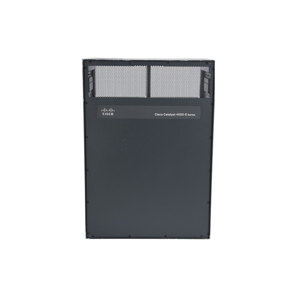 Cisco Catalyst E-Series 4510R switch (10-slot chassis), fan, no power supply; redundant supervisor capable