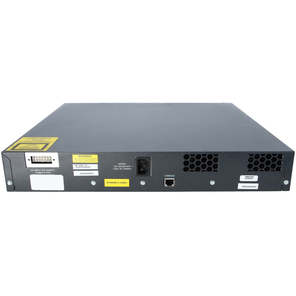 Cisco Catalyst 3550 Stackable 10 10/100/1000BASE-T ports & 2 GBIC-based Gigabit Ethernet ports, Enhanced Multilayer Image software