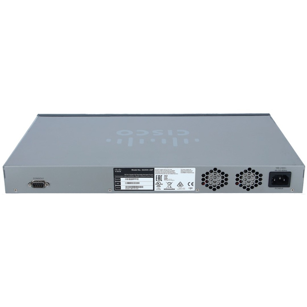 Cisco SG500-28P 28-port Gigabit POE Stackable Managed Switch