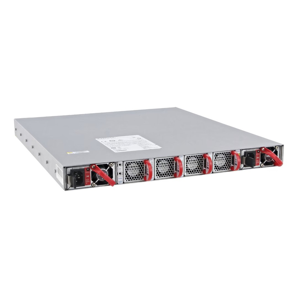 Arista 7280SE, 48xSFP+ & 4x40GbE QSFP+ switch, front-to-rear airflow and dual AC power supplies