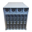 Arista 7508 chassis, 2 supervisor slots, 8 line card slots, 6 fabric slots