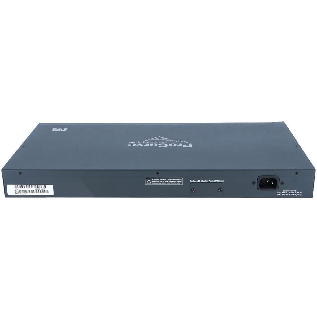 HP ProCurve 2610-48 Switch, 48 auto-sensing 10/100 ports & 2x 10/100/1000 RJ-45 & 2x SFP uplinks