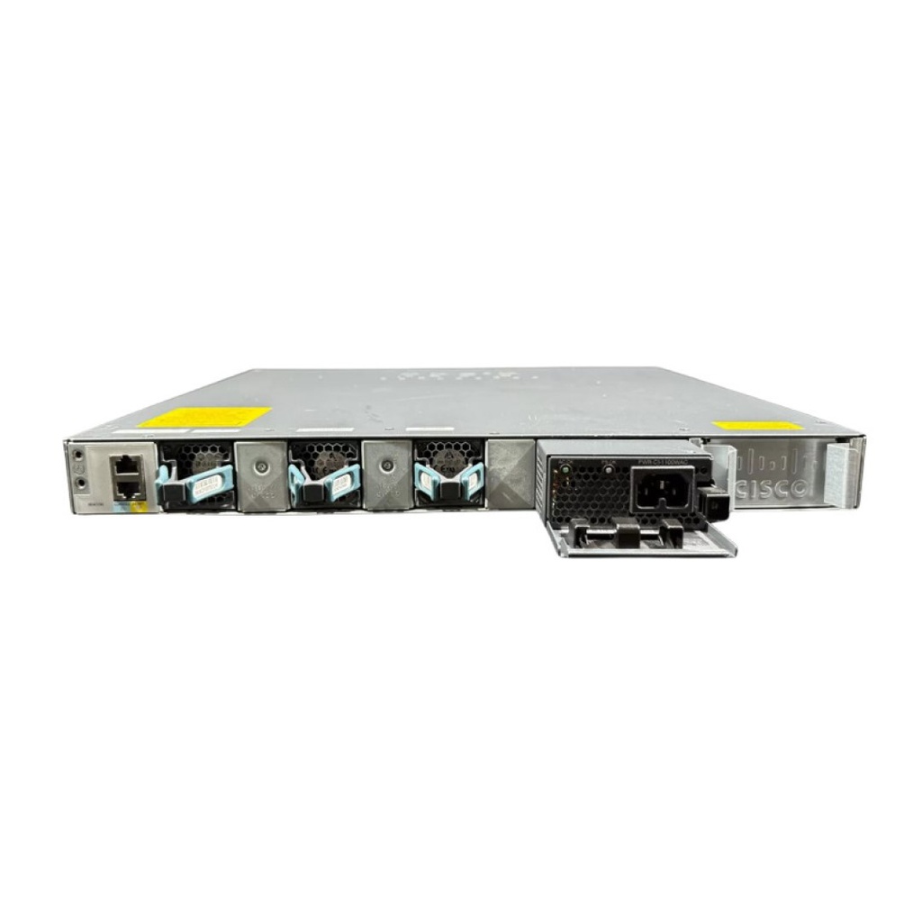 Cisco Catalyst 3650 Standalone with Optional Stacking 24 (16 10/100/1000 and 8 100Mbps/1/2.5/5/10 Gbps) Ethernet and 4x10G Uplink ports, with one 1100WAC power supply, 1 RU, LAN Base feature set