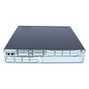 Cisco 2821 ISR  with AC power, 2GE, 1 NME-X, 1 EVM, 4 HWICs, 3 PVDM slots, 2 AIMs, and Cisco IOS IP Base Software