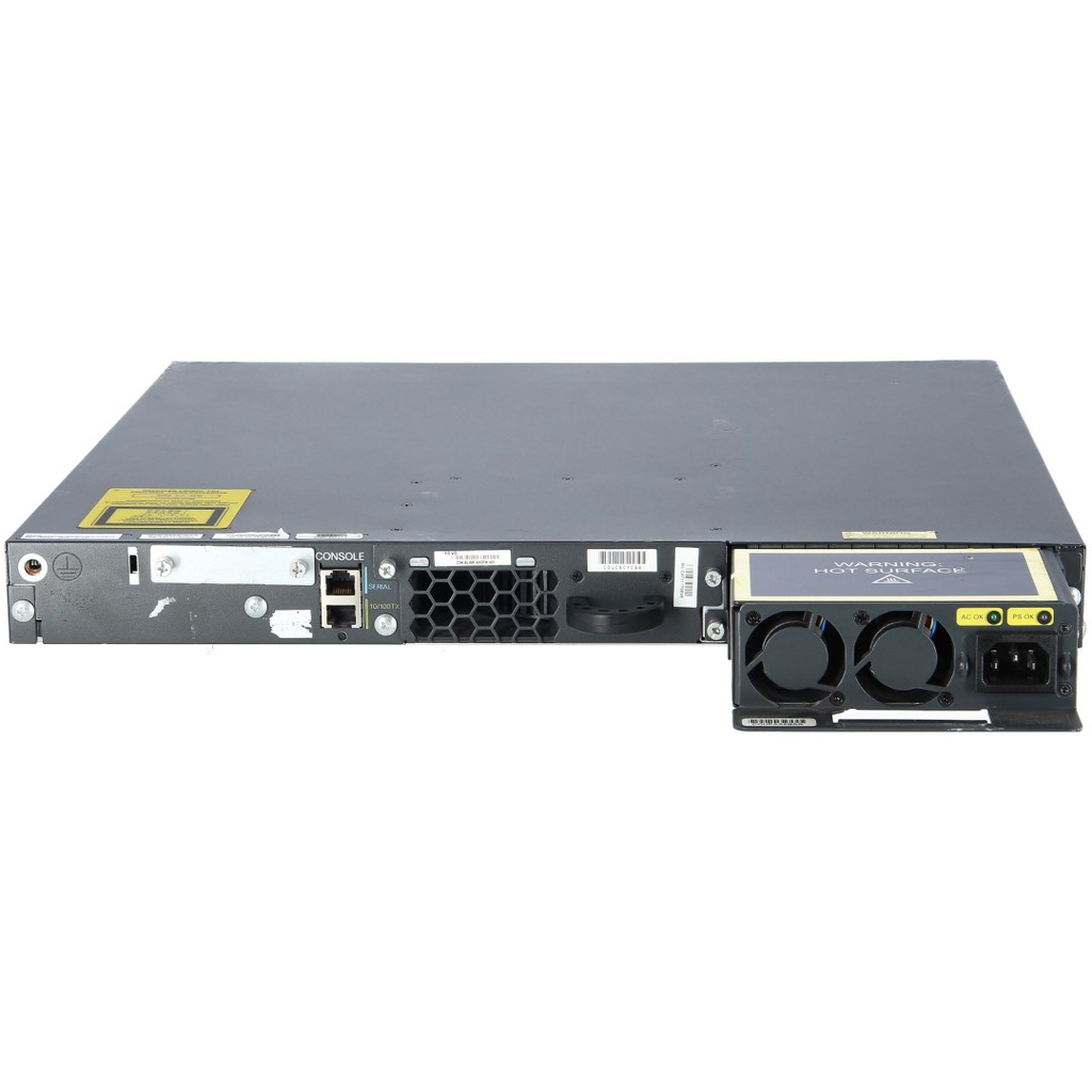 Cisco Catalyst 3560E 48 10/100/1000 (RJ45) PoE ports & 2 10GE (X2), 1150W, IP Services (IPS) software