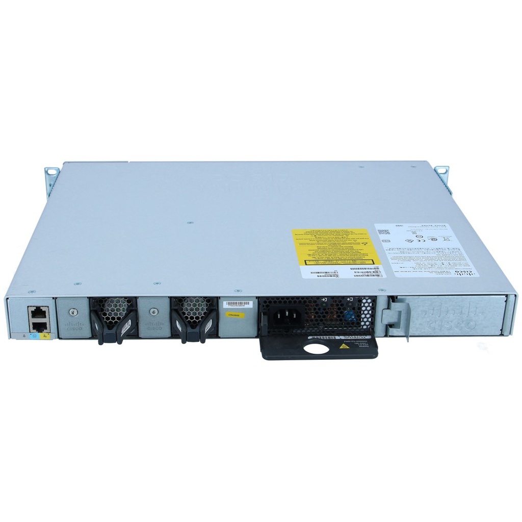 Cisco Catalyst 9200 24-port PoE+ with one AC 600W power supply Switch. Modular uplink options. Network Essentials