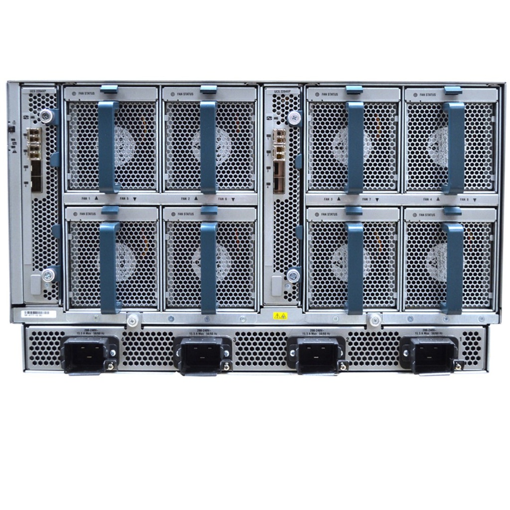 Cisco UCS 5108 6U Server AC Chassis (up to 8x Blade and 2x I/O modules)
