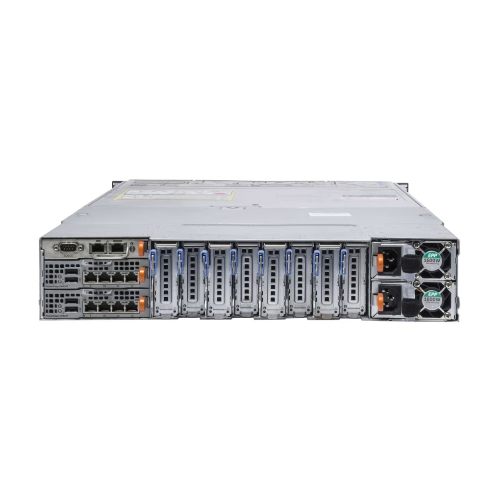 Dell PowerEdge FX2 enclosure 2U CTO; Dual PSU; 8 fans; ; 8 PCIe Slots; two I/O modules