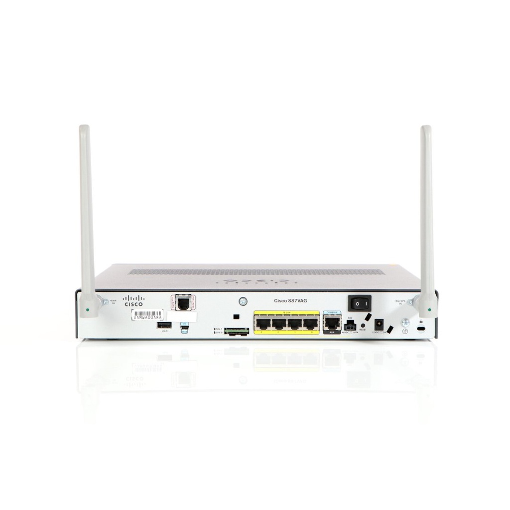 Cisco 887VAG ISR Secure Router with VDSL2/ADSL2+ over POTS and Embedded 3.7G HSPA+ Release 7 with GPS