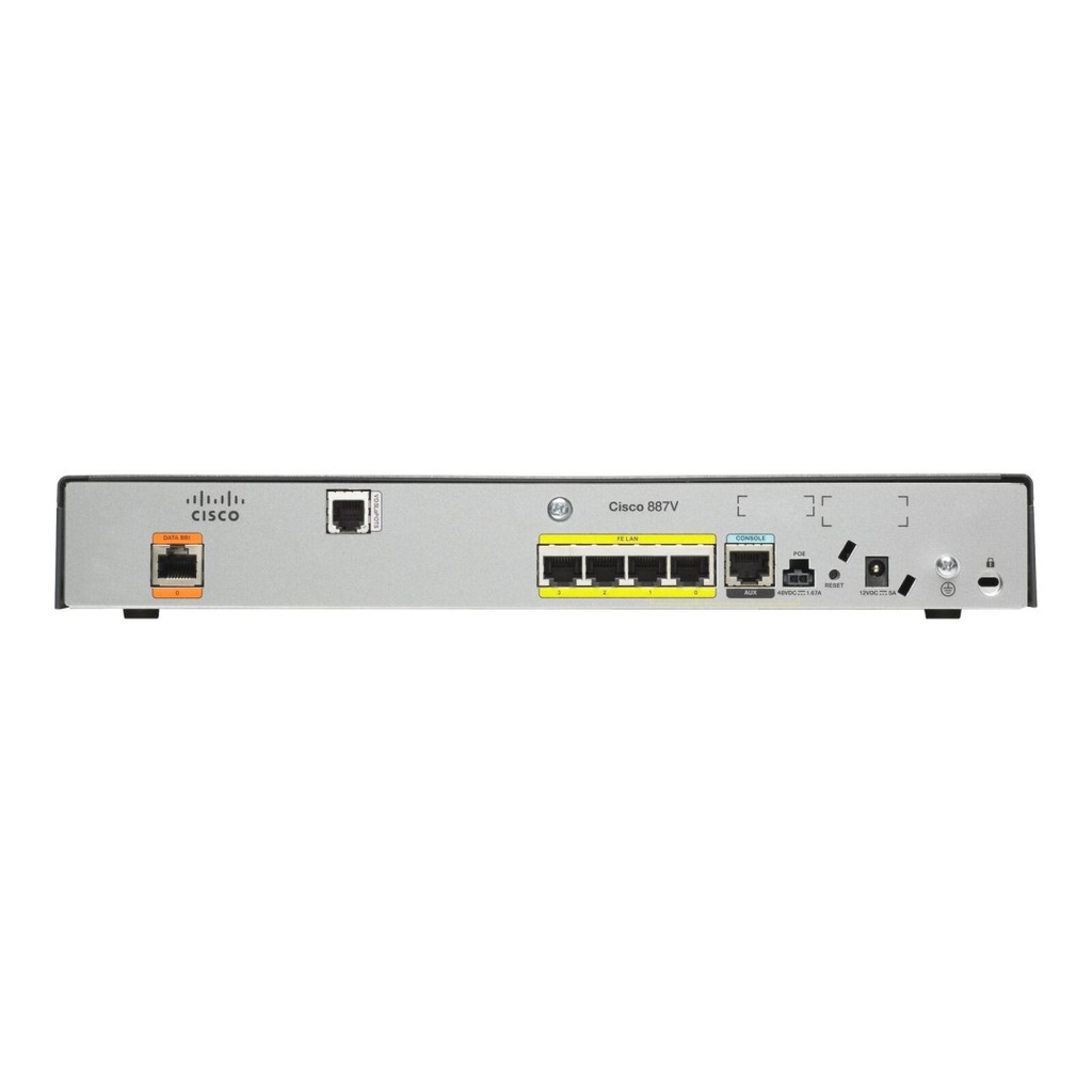 Cisco 887V ISR VDSL2 over POTS Security Router with Advanced IP Services