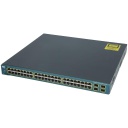 Cisco Catalyst C3560G 48 Ethernet 10/100/1000 PoE ports and 4 SFP-based Gigabit Ethernet ports, Standard Multilayer Image software (IP Base)