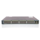 Cisco Catalyst 2960-Plus 48 10/100 Mbps PoE+ Ethernet Interfaces with 370W power budget, 2 SFP or 2 1000BASE-T RJ45 uplink interfaces, LAN Base Image