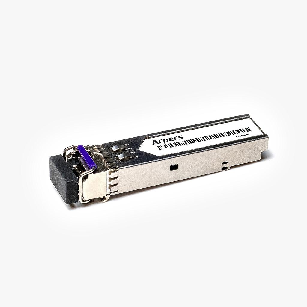 Arpers 1000BASE-BX BiDi SFP, 1490nm-TX/1310nm-RX , 10km, LC Símplex, SMF, DOM compatible with Ciena