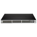 D-Link DGS-3100-48, 48x 10/100/1000 BASE-T & 4x Combo SFP, redundant power support, Managed Stackable Switch
