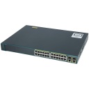 Cisco Catalyst 2960 Plus 24 10/100 Mbps PoE Ethernet Interfaces, 2 SFP or 2 1000BASE-T RJ45 uplink interfaces, LAN Base Image