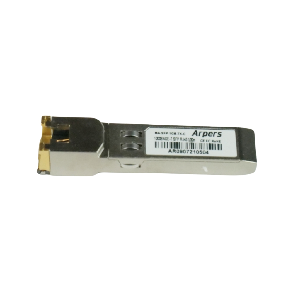 Arpers Transceiver, SFP, 1000Base-T, Copper RJ45, 100m, for Cisco Meraki