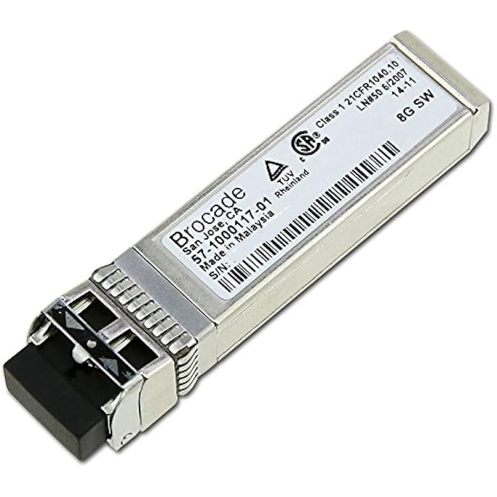 Brocade 8G SFP+ Transceiver SWL Fibre Channel, 850nm, 150m, MMF, LC Dúplex connector (XBR-000163)