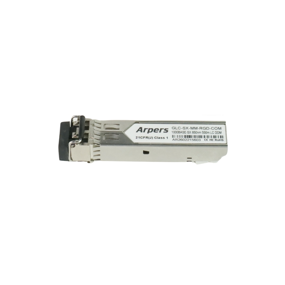 Arpers 1000BASE-SX, 850nm, MMF, 550m, LC Dúplex, DOM for Cisco (Industrial Temperature)