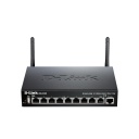 D-Link DSR-250N, 8x 100/1000 BASE-T & 1Gbps WAN, Wireless N Single-band 2.4GHz, Unified Services Router