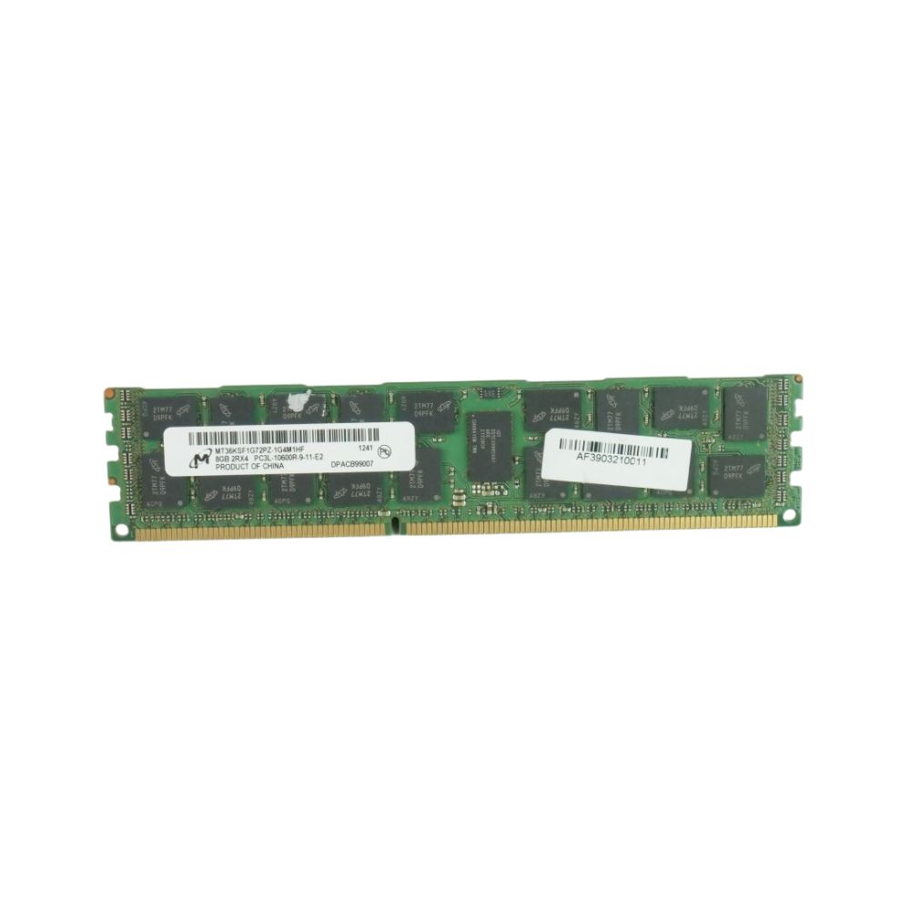 Micron 8GB 2Rx4 PC3L-10600R (DDR3-1333) Registered CAS-9 Low Voltage Memory Kit