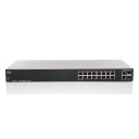 Cisco Small Business 200 Series SG200-18 Smart Switch, 16-Port 10/100/1000 & 2 combo mini-GBIC ports