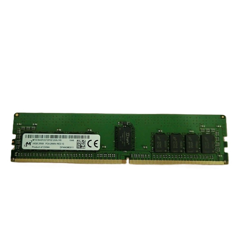 Micron 16GB 2Rx8 PC4-21300V-R (DDR4-2666) Registered CAS-19 Memory Kit
