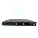 Dell PowerConnect 3524P 24xPorts PoE 10/100Base-T + 2x Shared SFP Ports Managed Rack-mountable Stackable Fast Ethernet Network Switch