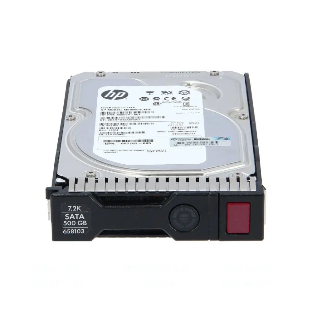 658071-B21 | Unidad de disco duro HPE de línea media SATA de 500 GB, 7,2 K, 3,5 pulgadas, 6 Gb/s