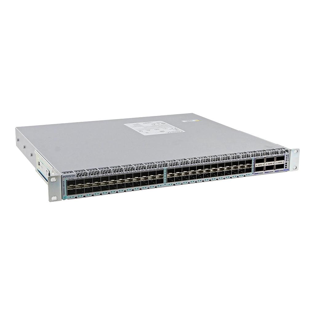 Arista 7060SX2, 48x25GbE SFP & 6x100GbE QSFP switch, rear-to-front air, 2xAC