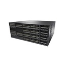 Cisco Catalyst 3650 Standalone with Optional Stacking 48 (36 10/100/1000 and 12 100Mbps/1/2.5/5/10 Gbps) Ethernet and 4x10G Uplink ports, with one 1100WAC power supply, 1 RU, LAN Base feature set