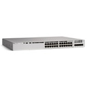 Cisco Catalyst 9200 24-port PoE+ with one AC 600W power supply Switch. Modular uplink options. Network Essentials