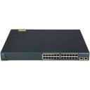 Cisco Catalyst 2960 24 10/100 (PoE supported on 8 ports) and two fixed 10/100/1000TX uplink ports, LAN Base Image