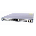 Cisco Catalyst 3750G Stackable 48 10/100/1000Base-T PoE Gigabit Ethernet ports & 4 SFP Uplink ports, IP Services software