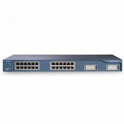 [WS-C2950G-24-EI] Cisco Catalyst 2950G 24 10/100 Ethernet ports & 2 1000BASE-X GBIC uplink ports, Enhanced Image software