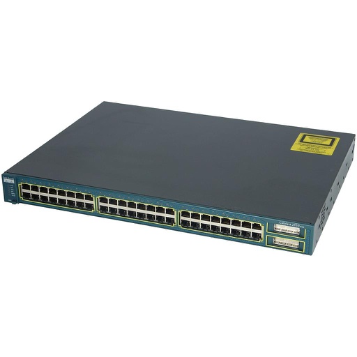 [WS-C2950G-48-EI] Cisco Catalyst 2950G 48 10/100 Ethernet ports & 2 1000BASE-X GBIC uplink ports, Enhanced Image software
