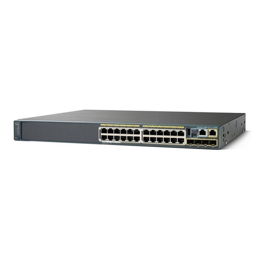 [WS-C2960S-24TS-S] Cisco Catalyst 2960S 24 10/100/1000 Ethernet, 2 x SFP LAN Lite