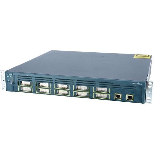 [WS-C3550-12G] Cisco Catalyst 3550 Stackable 10 GBIC-based Gigabit Ethernet ports & 2 10/100/1000BASE-T ports, Enhanced Multilayer Image software