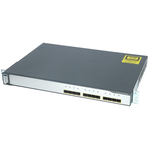 [WS-C3750G-12S-E] Cisco Catalyst 3750G Stackable 12 SFP Gigabit Ethernet ports, IP Services software