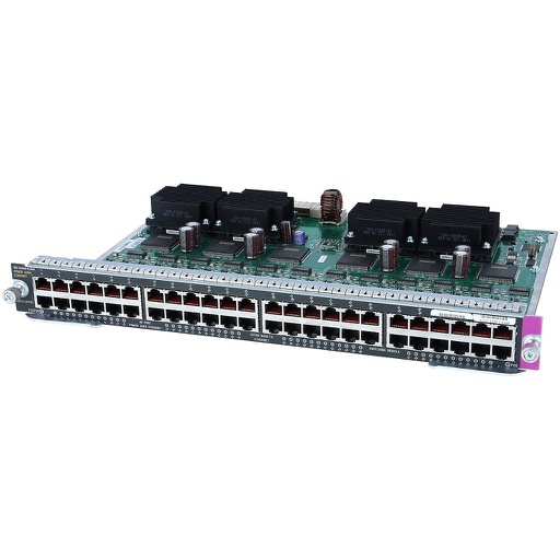 [WS-X4248-RJ45V] Cisco Catalyst 4500 PoE 802.3af 10/100, 48-Ports (RJ45) Line Card