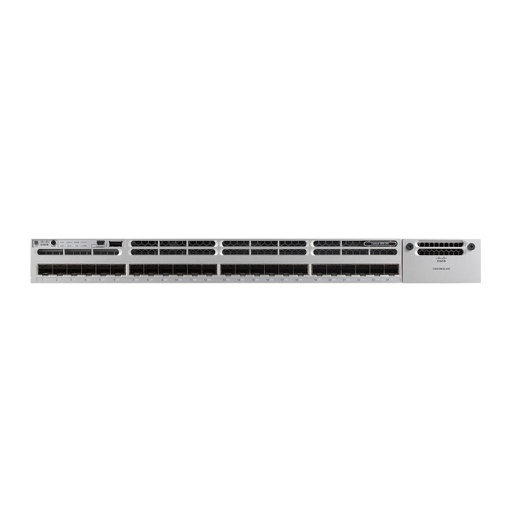 [WS-C3850-24S-S] Cisco Catalyst 3850 Stackable 24 SFP Ethernet ports, with one 350WAC power supply  1 RU, IP Base feature set