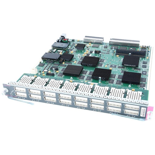 [WS-X6516A-GBIC] Cisco Catalyst 6500 Series 16 port CEF256 Gigabit GBIC Ethernet Interface Module with single fabric channel interface; requires GBICs