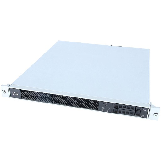 [ASA5545-K9] Cisco ASA 5545-X Firewall Edition; includes firewall services, 2500 IPsec VPN peers, 2 SSL VPN peers, 8 copper Gigabit Ethernet data ports, 1 copper Gigabit Ethernet management port, 1 AC power supply, Active/Active High Availability, 2 security contexts, 3DES/AES license