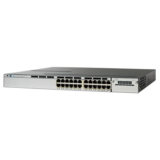 [WS-C3750X-24U-L] Cisco Catalyst 3750X Stackable 24 10/100/1000 Ethernet UPOE ports, with one 1100W AC power supply 1 RU, LAN Base feature set (Stackpower cables need to be purchased separately)