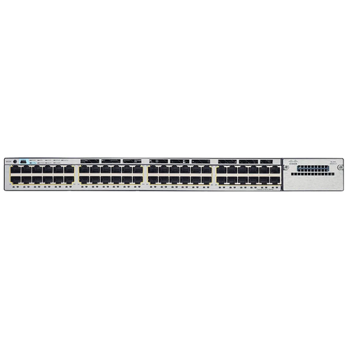[WS-C3750X-48U-L] Cisco Catalyst 3750X Stackable 48 10/100/1000 Ethernet UPOE ports, with one 1100W AC power supply 1 RU, LAN Base feature set (Stackpower cables need to be purchased separately)