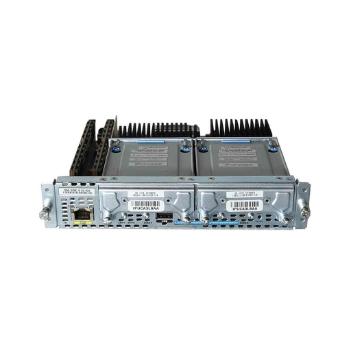[SM-SRE-910-K9] Cisco Service Module with Services-Ready Engine 4GB DRAM, 2GB flash storage, 2x 500GB 7.2K RPM SATA Hard Disk, embedded cryptography chip, RAID 0,1 support (application dependant), hot swappable hard disk