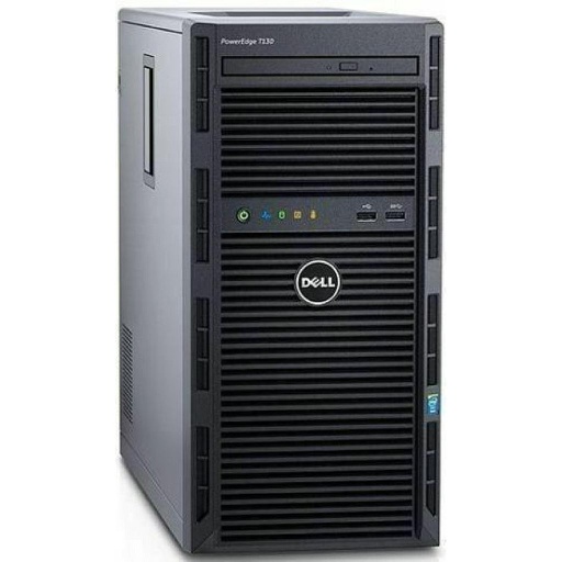 [PET130] Dell PowerEdge T130, 4LFF (cabled HDDs) Drive Bays, 1-Socket CTO Mini Tower Server